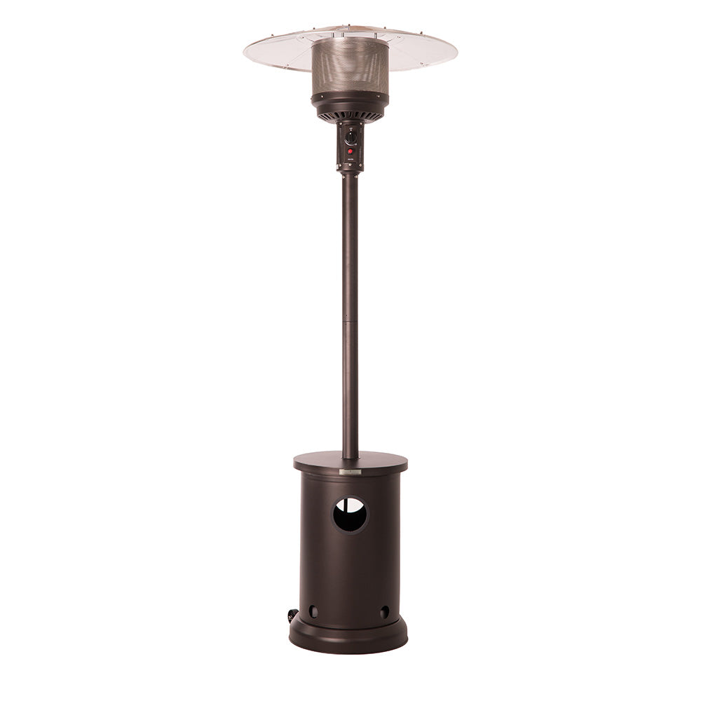 Mocha Finish Patio Heater with Table | 65264