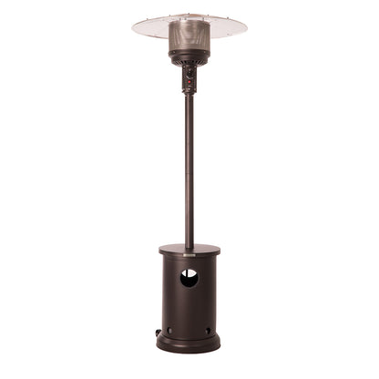 Mocha Finish Patio Heater with Table | 65264