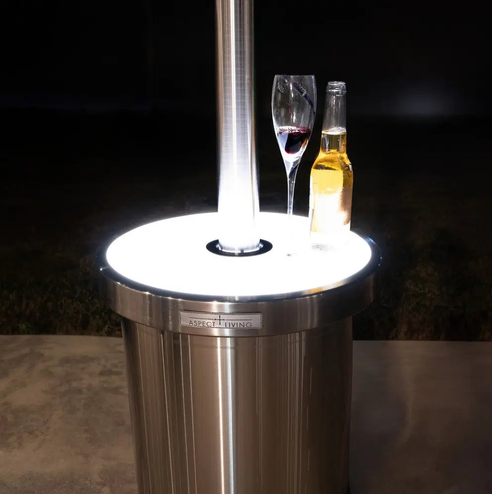 Stainless Steel Patio Heater with LED Table | 65046