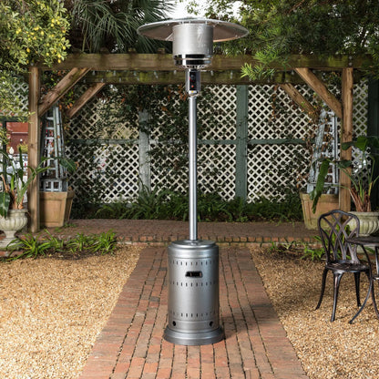 Hammered Platinum Commercial Patio Heater | 62555