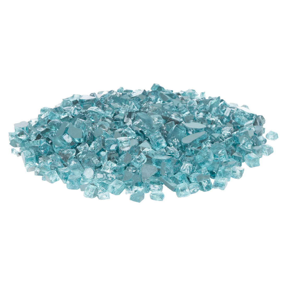 Bahama Blue Reflective Fire Glass | 62364