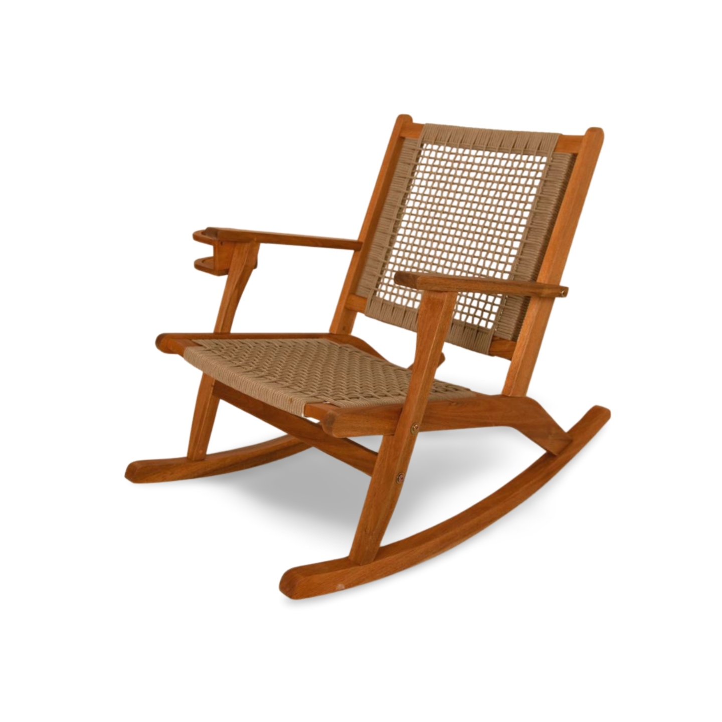 Vega Outdoor Rocking Chair with Beverage Holder | 65245