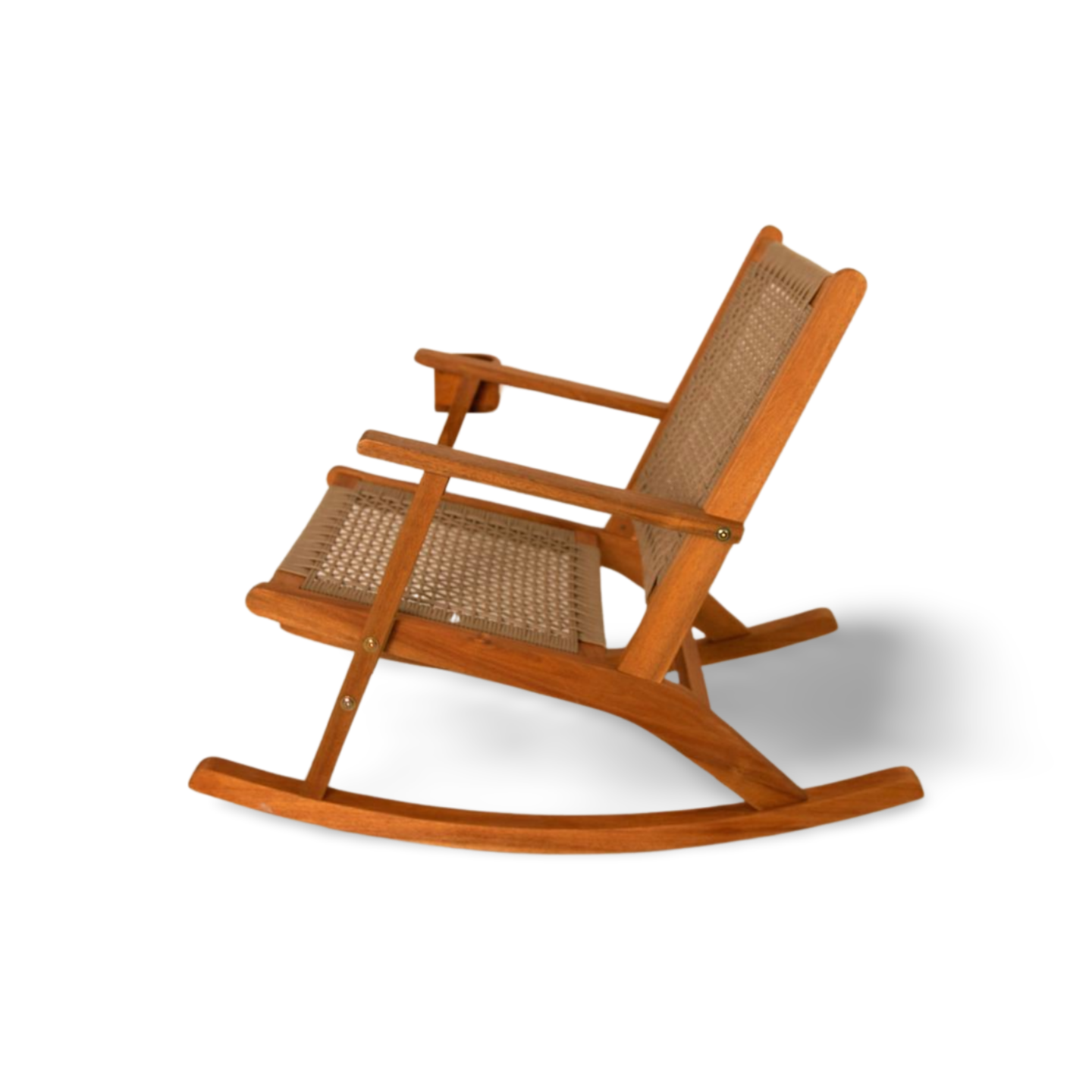 Vega Outdoor Rocking Chair with Beverage Holder | 65245