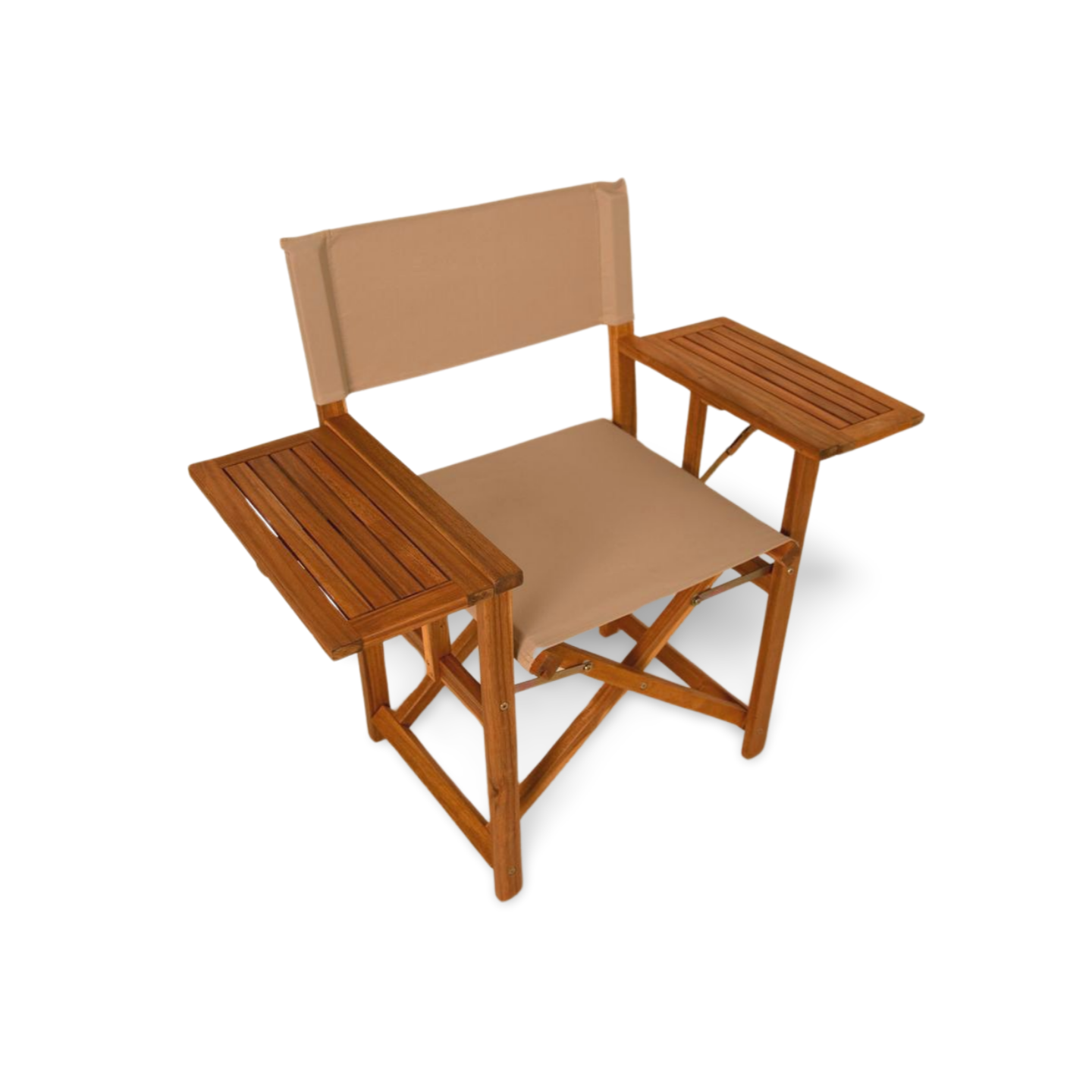 Walker Outdoor Folding Directors Chair with Side Tables | 65246