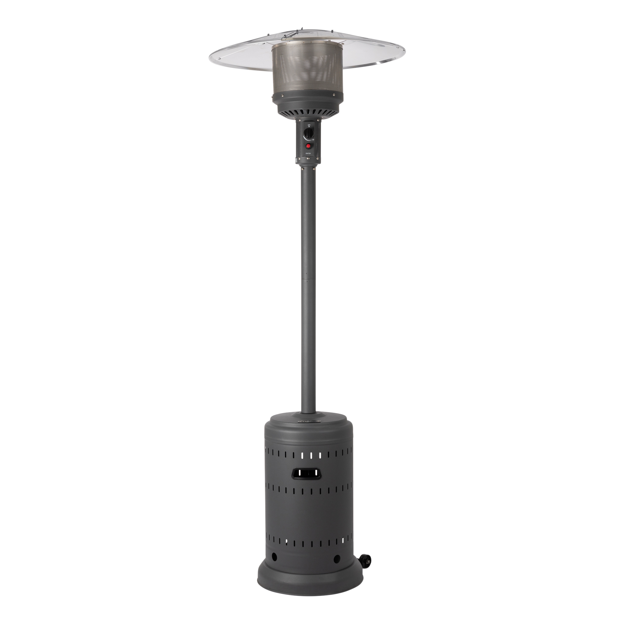 Gray Finish Commercial Patio Heater Exclusive Well